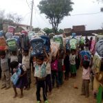 Distribution of bags etc._ in school in around Sagar – 6